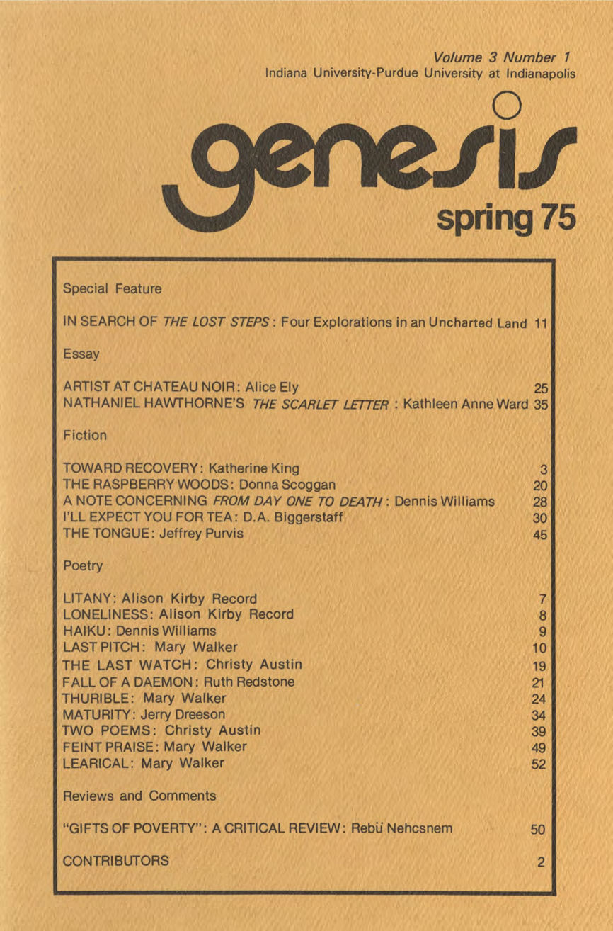 genesis spring 1975 cover