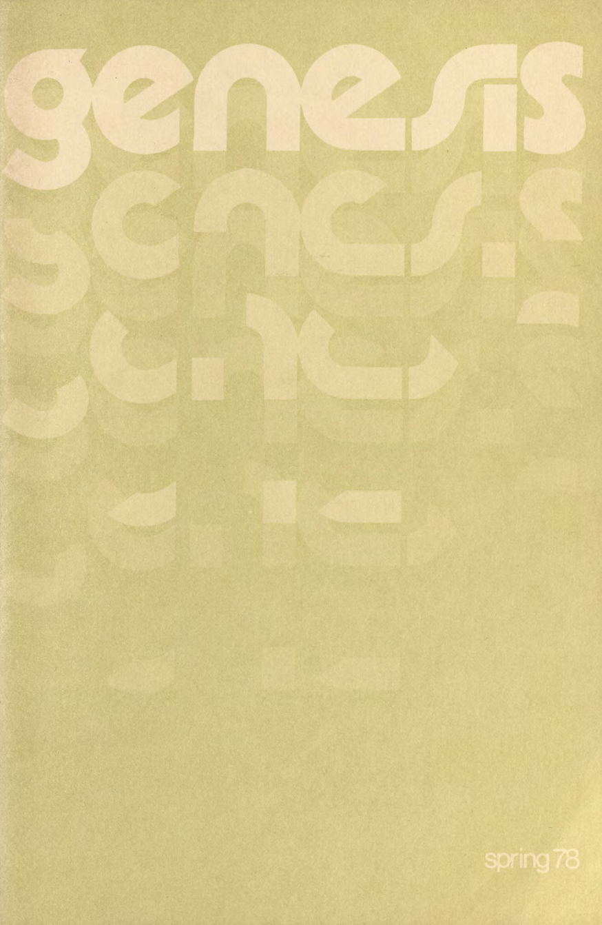 genesis spring 1978 cover