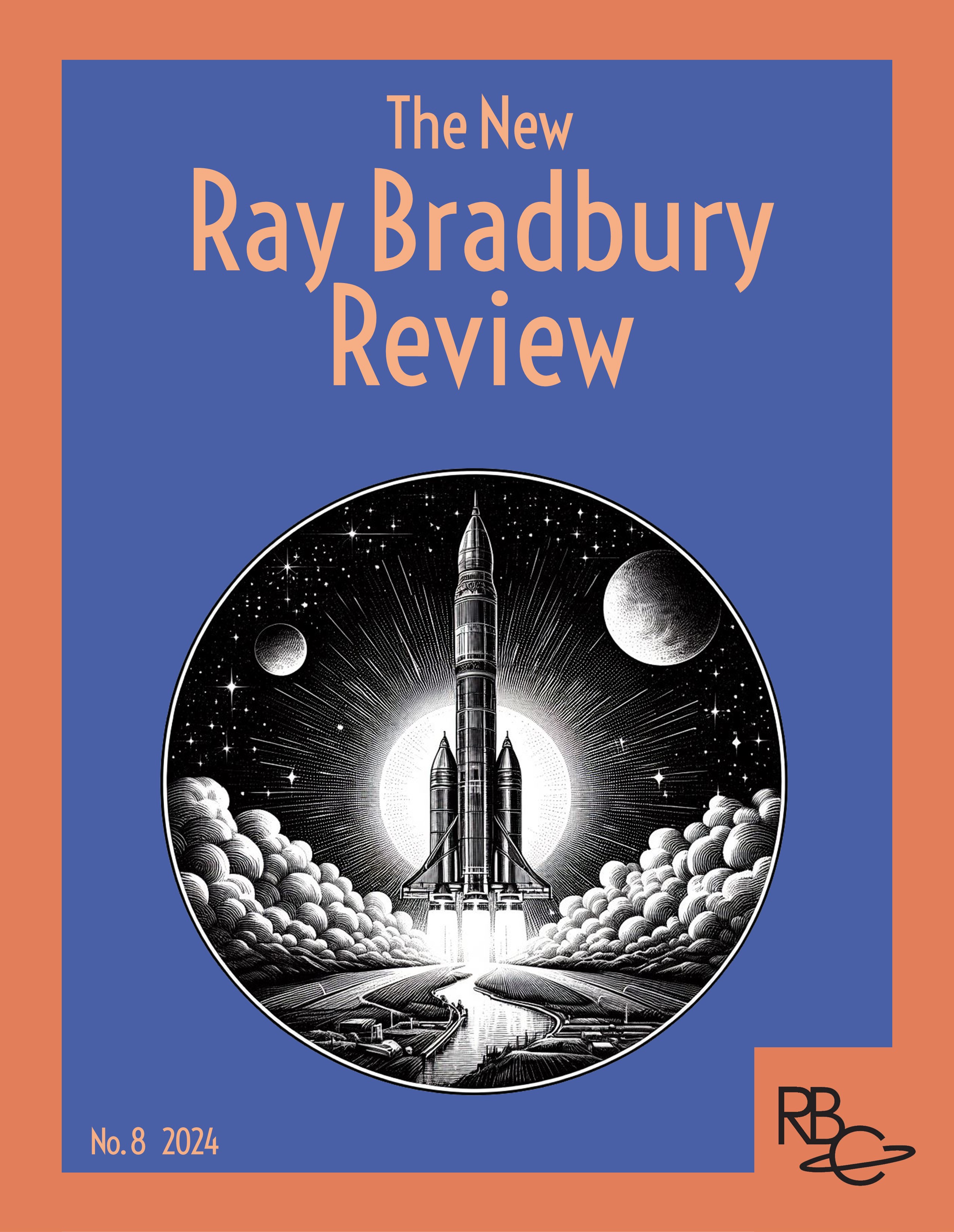 Cover of issue 8 of NRBR, depicting a rocketship